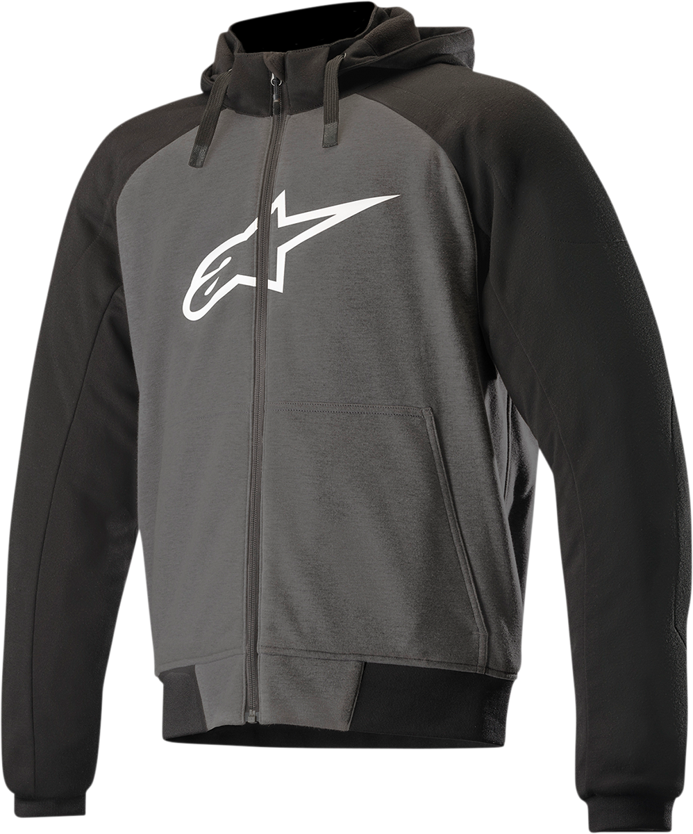 ALPINESTARS Chrome Sport Hoodie - Gray/Black/White - 2XL 4200918-1432-2X