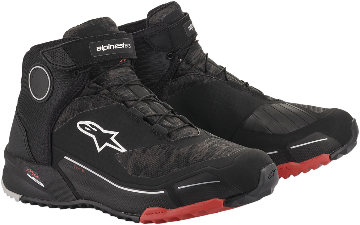 ALPINESTARS CR-X Drystar® Shoes - Black/Camo/Red - US 8.5 / EU 41 26118209938.5