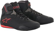 ALPINESTARS Sektor Vented Shoes - Black/Gray/Red - US 9 25156181319