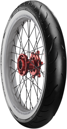 AVON Tire - Cobra Chrome AV91 - Front - 120/70-21 - Wide Whitewall - 68V 638157