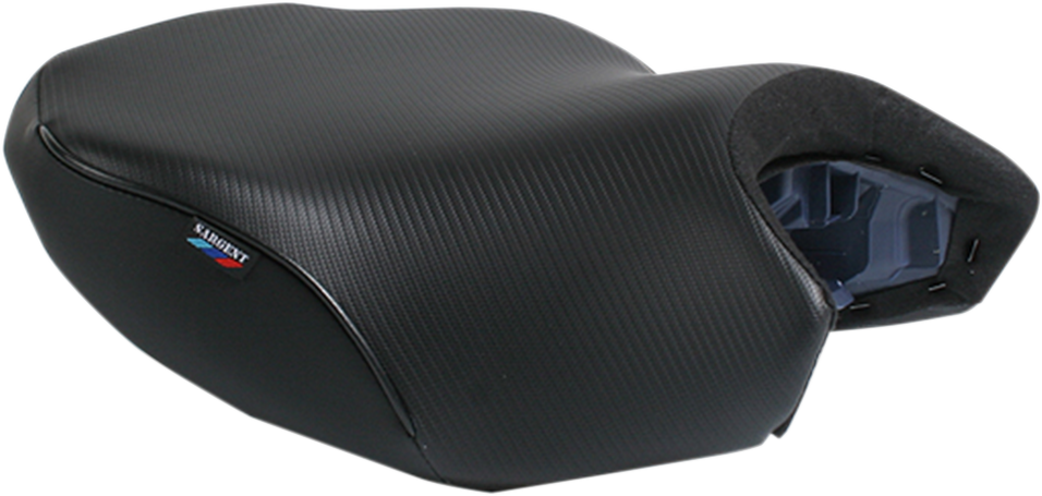 SARGENT World Sport™ Performance Seat - Black - Carbon FX - Regular Front - BMW R1200 '13-'19 WS-620F-19