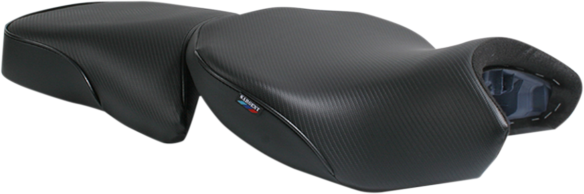 SARGENT World Sport™ Performance Seat - Black - Carbon FX - Low Front with Rear Seat - BMW R1200 GS '13-'19 WS-621-19