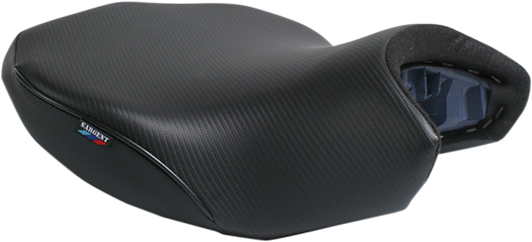 SARGENT World Sport™ Performance Seat - Black - Carbon FX - Low Front - BMW R1200 GS '13-'19 WS-621F-19