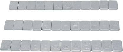 K&L SUPPLY Wheel Weights - Rectangle - Adhesive Stick-On - Silver - 36 Pack 32-2415