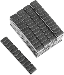 K&L SUPPLY Wheel Weights - Rectangle - Adhesive Stick-On - Black - 360 Pack 32-8090