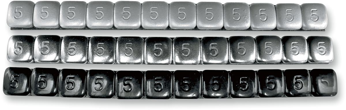 K&L SUPPLY Wheel Weights - Square - Adhesive Stick-On - Silver - 360 Pack 32-3494
