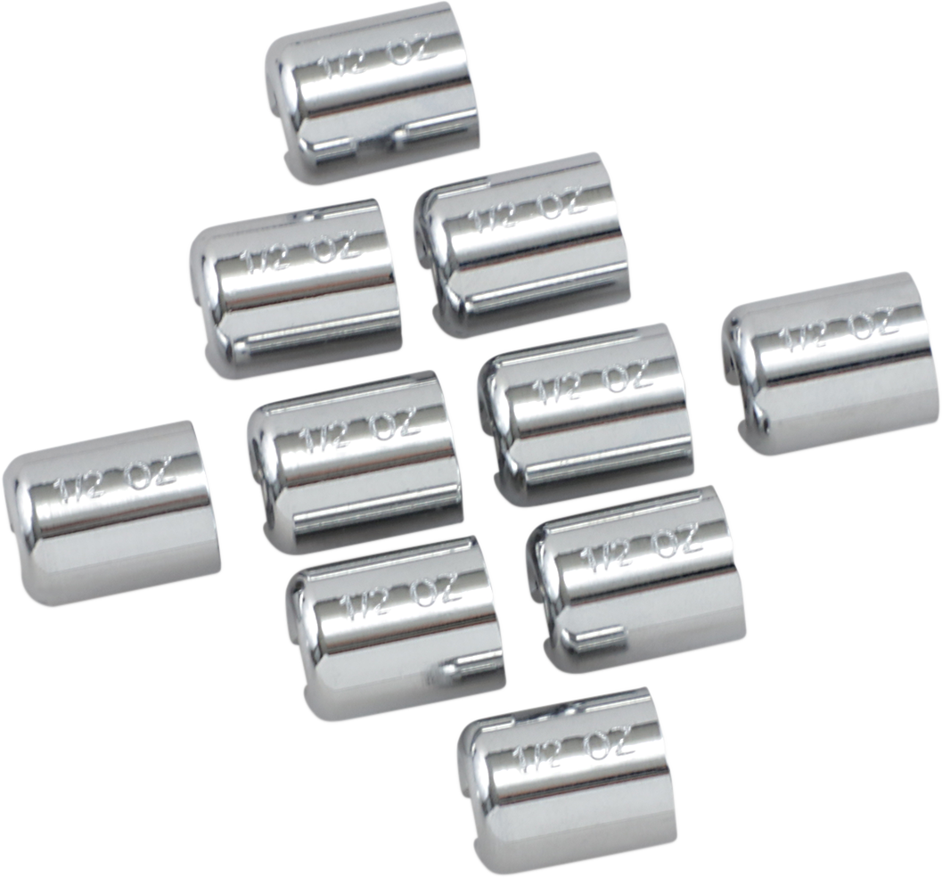 K&L SUPPLY Wheel Weights - Spoke - 1/2 oz - 10 Pack 32-7092