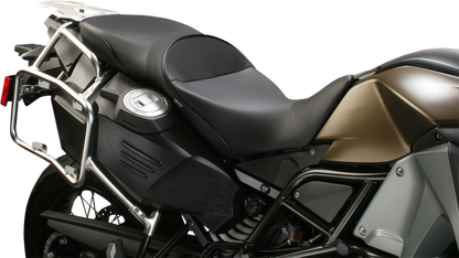 SARGENT World Sport™ Performance Seat - Black - Carbon FX - Regular - BMW F800 GSA '13-'18 WS-633-19