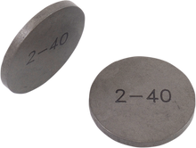 K&L SUPPLY Valve Shim - 25.00 mm x 2.40 mm - Honda | Yamaha 13-7526