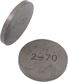 K&L SUPPLY Valve Shim - 25.00 mm x 2.70 mm - Honda | Yamaha 13-7624