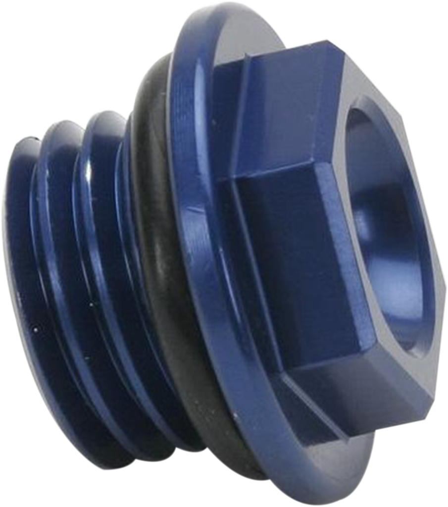 WORKS CONNECTION Oil Plug - Blue - Kawasaki/Suzuki 24-191