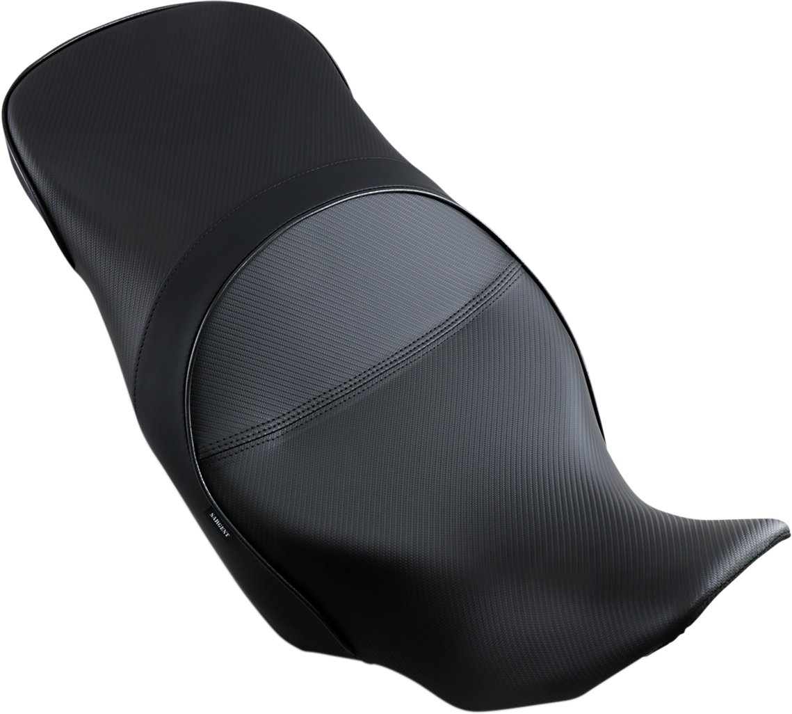 SARGENT World Sport™ Performance Seat - Black - Carbon FX - Low - V-Strom 1000 '14-'19 WS-635-19