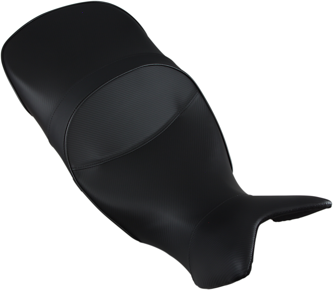 SARGENT World Sport™ Performance Seat - Black - Carbon FX - Low - BMW F800 GSA '13-'18 WS-643-19