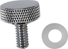 DRAG SPECIALTIES Seat Knob - Smooth - Chrome - 1/4"-20 370282