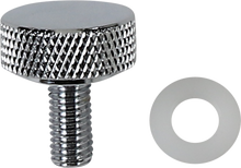 DRAG SPECIALTIES Seat Knob - Smooth - Chrome - 1/4"-28 370280