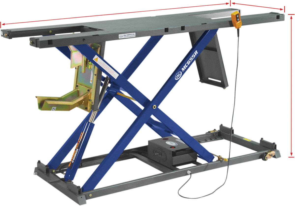 K&L SUPPLY MC655R Hydraulic Lift - Blue 35-6568