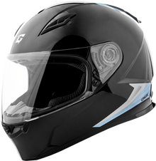 Ff 49 Syth Helmet Black/Silver Blue Xl