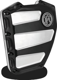 Performance Machine Twin Cam Scallop Timing Cover - Contrast Cut Platinum