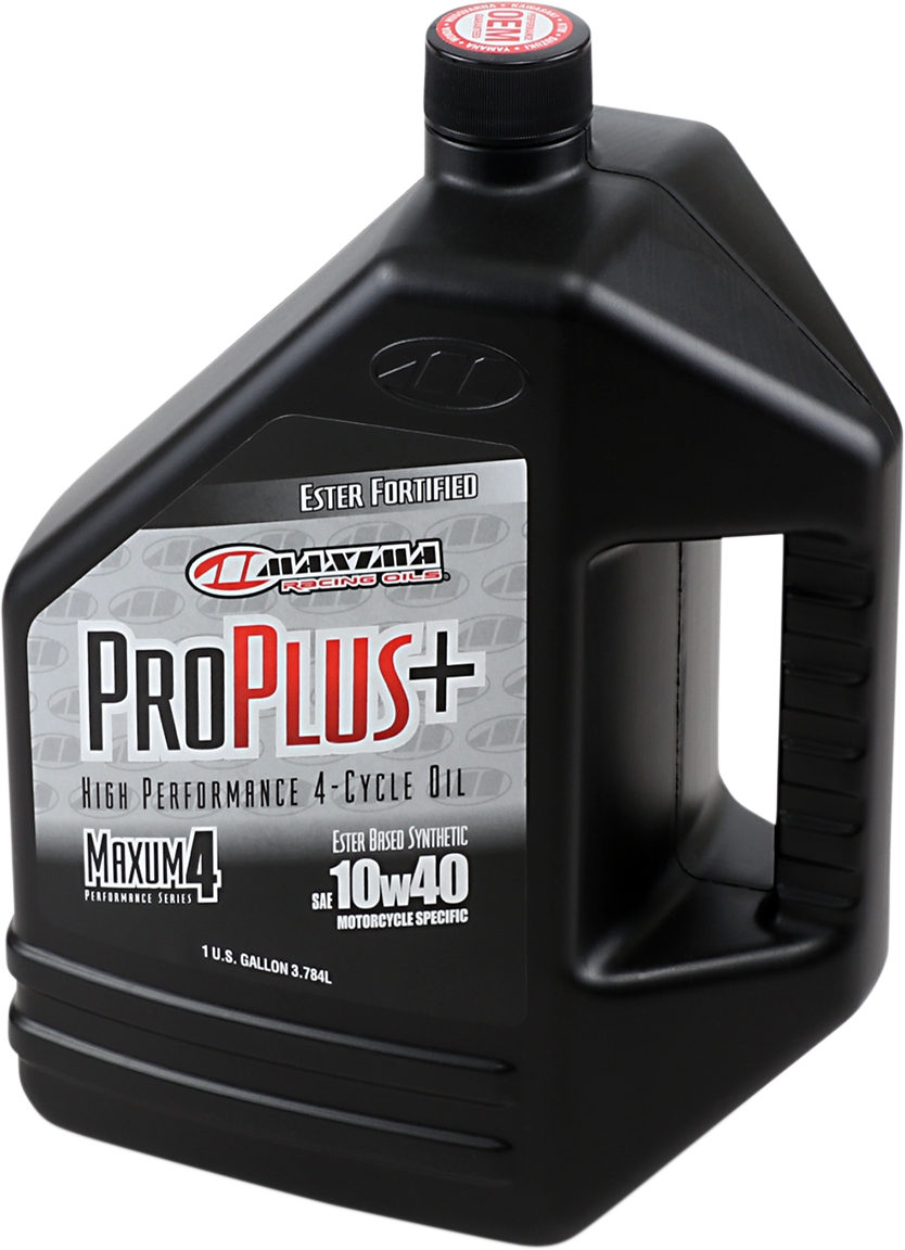 MAXIMA RACING OIL Pro Plus+ 4T Oil - 10W-40 - 1 U.S. gal. 30-029128
