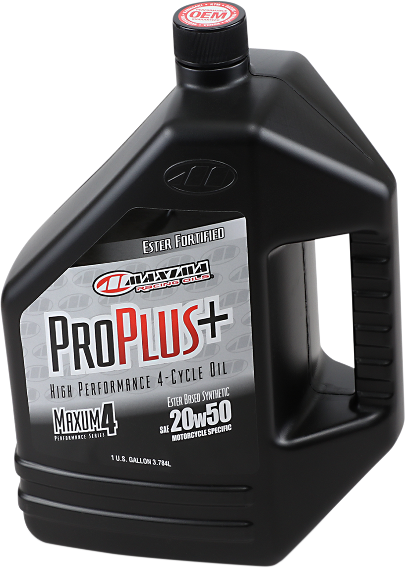 MAXIMA RACING OIL Pro Plus+ 4T Oil - 20W-50 - 1 U.S. gal. 30-039128