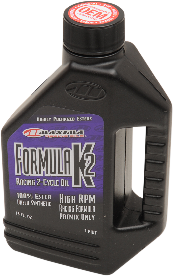 MAXIMA RACING OIL Formula K2 Synthetic Premix - 16 U.S. fl oz. 22916