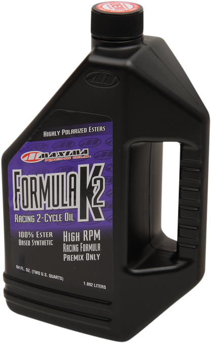 MAXIMA RACING OIL Formula K2 Synthetic Premix - 64 U.S. fl oz. 22964