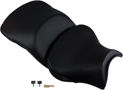 SARGENT World Sport™ Performance Seat - Black - Carbon FX - Low - BMW R 1200 RT '14-'19 WS-654-19