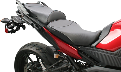 SARGENT World Sport™ Performance Seat - Black - Carbon FX - Regular - Yamaha '15-'18 WS-646-19