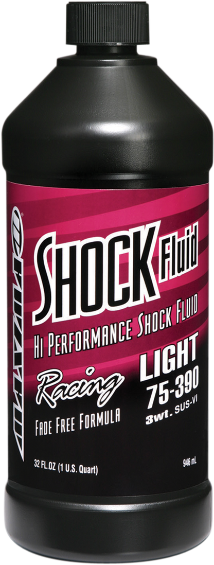MAXIMA RACING OIL Racing Shock Fluid - Light - 1 U.S. quart 58901L
