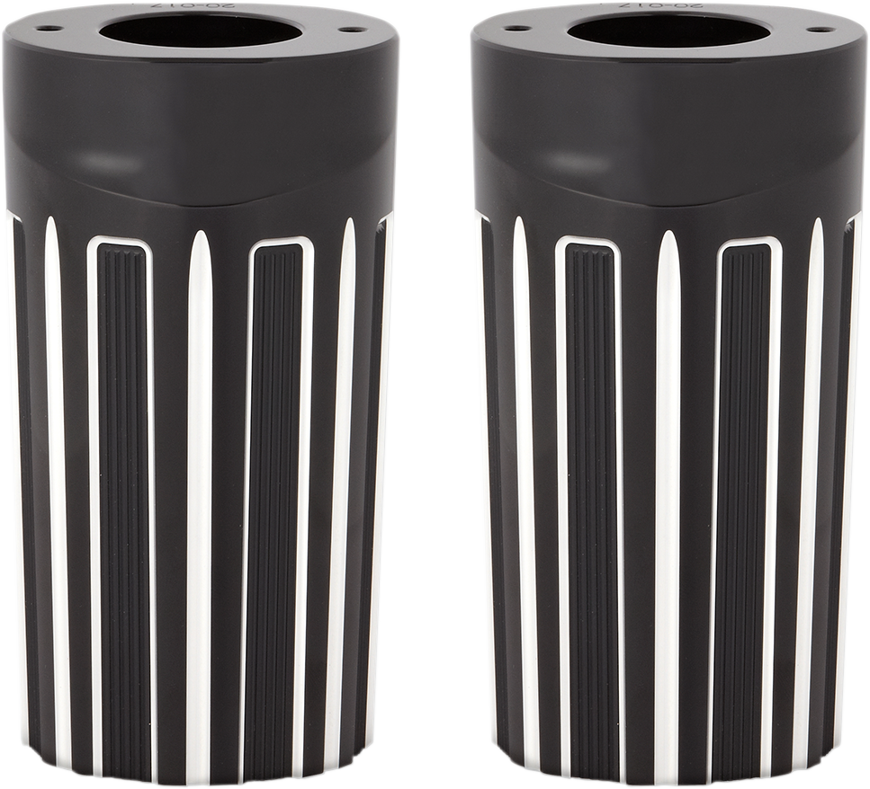 ARLEN NESS Fork Boot Covers - Black Anodized - 10-Gauge - FLHT 20-017