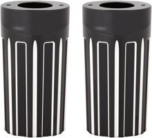 ARLEN NESS Fork Boot Covers - Black Anodized - 10-Gauge - FLHT 20-017