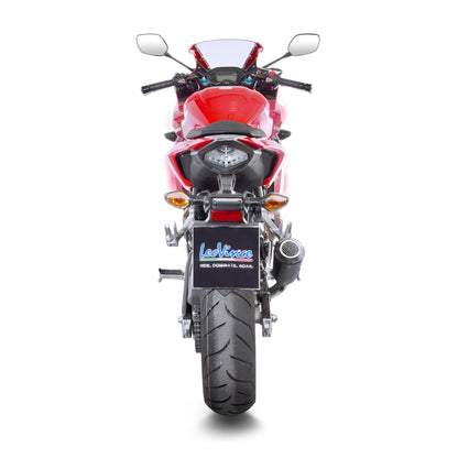 Leo Vince LV-10 Black Edition Stainless Steel | Slip-On Exhaust For Honda CBR500R '13-18, CB500F '13-18, CB500X '12-18