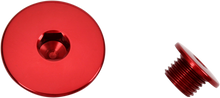 WORKS CONNECTION Engine Timing Plug - Red - Suzuki 24-525