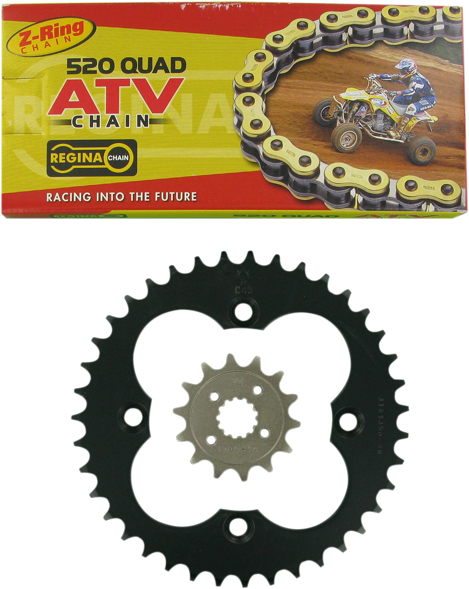 REGINA Chain and Sprocket Kit - Honda - TRX 400EX - '05-'08/TRX 400X - '09-'14 135QUAD/094KHO025