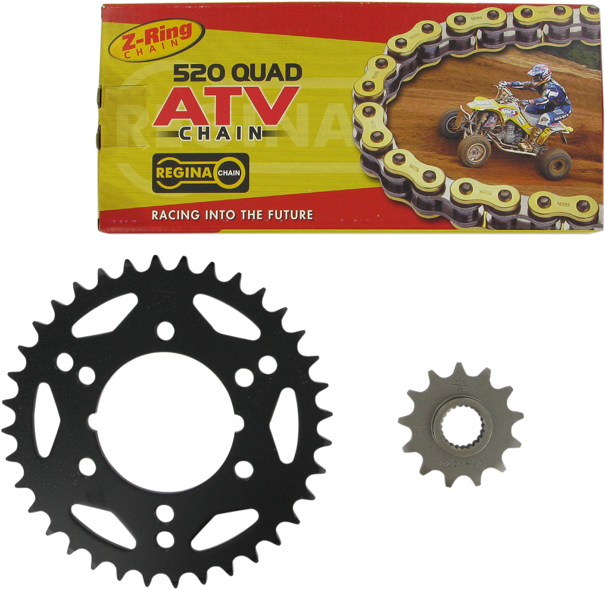 REGINA Chain and Sprocket Kit - Polaris - Scrambler 400/500 - '00-'11 135QUAD/076KPO004