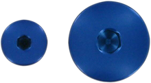 WORKS CONNECTION Engine Timing Plug - Blue - Yamaha 24-550