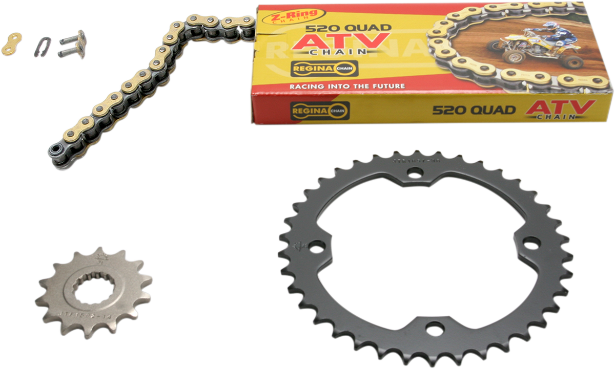 REGINA Chain and Sprocket Kit - YFZ 450/YFM 600 135QUAD/098KYA018