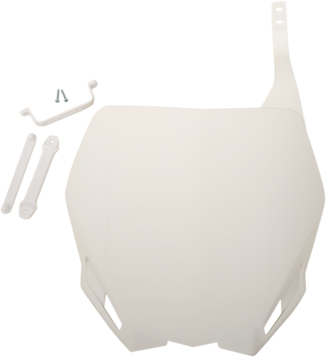 CYCRA Stadium Number Plate - White - YZ 250F/450F 1CYC-0900-42