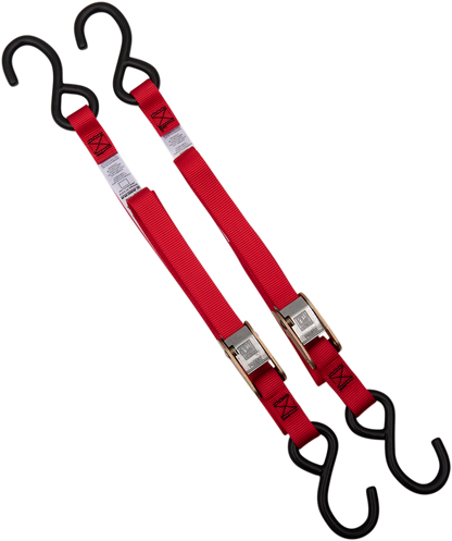 ANCRA Standard Tie-Downs - 1" x 5-1/2' - Red 40888-10