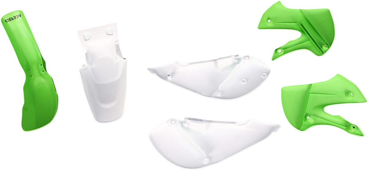 ACERBIS Standard Body Kit - '12 OEM Green/White - Kawasaki | Suzuki '00-'25 2041073914