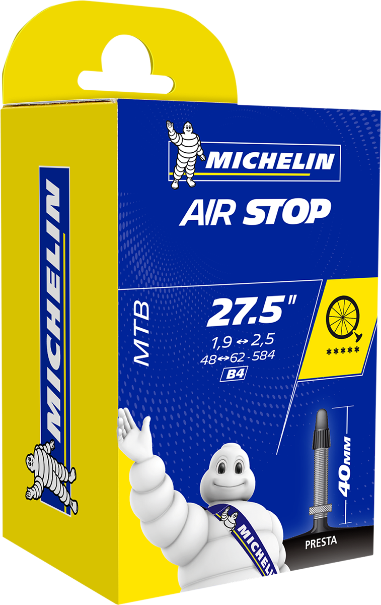 MICHELIN Air Stop Tube - 1.9" - 2.5" x 27.5" - Presta 40 mm 16880