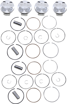 JE PISTONS Piston Kit - 80.00 mm - 13.5:1 CR - BMW 371970