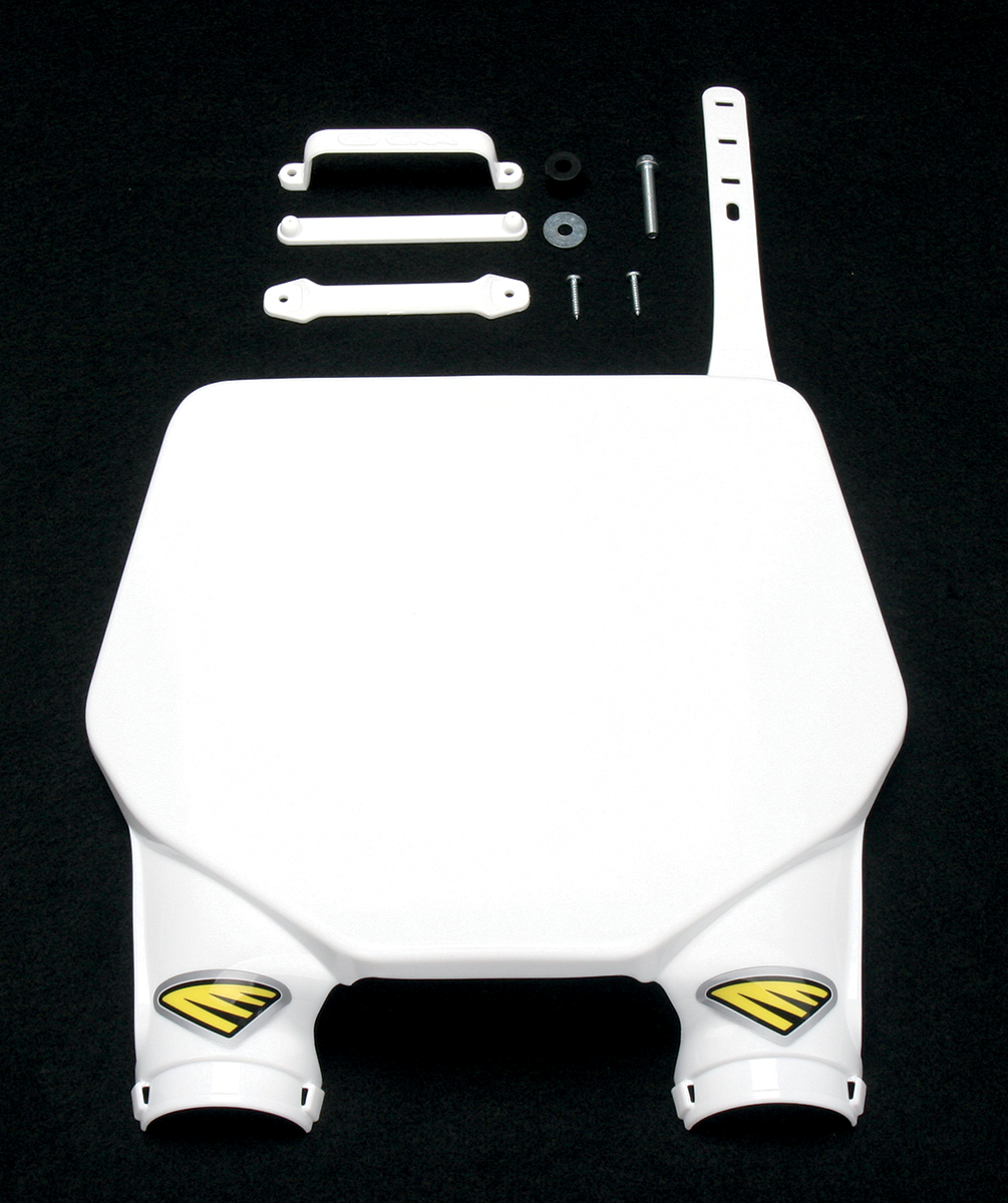 CYCRA Stadium Number Plate - White - CRF 250R/450R 1CYC-1205-42