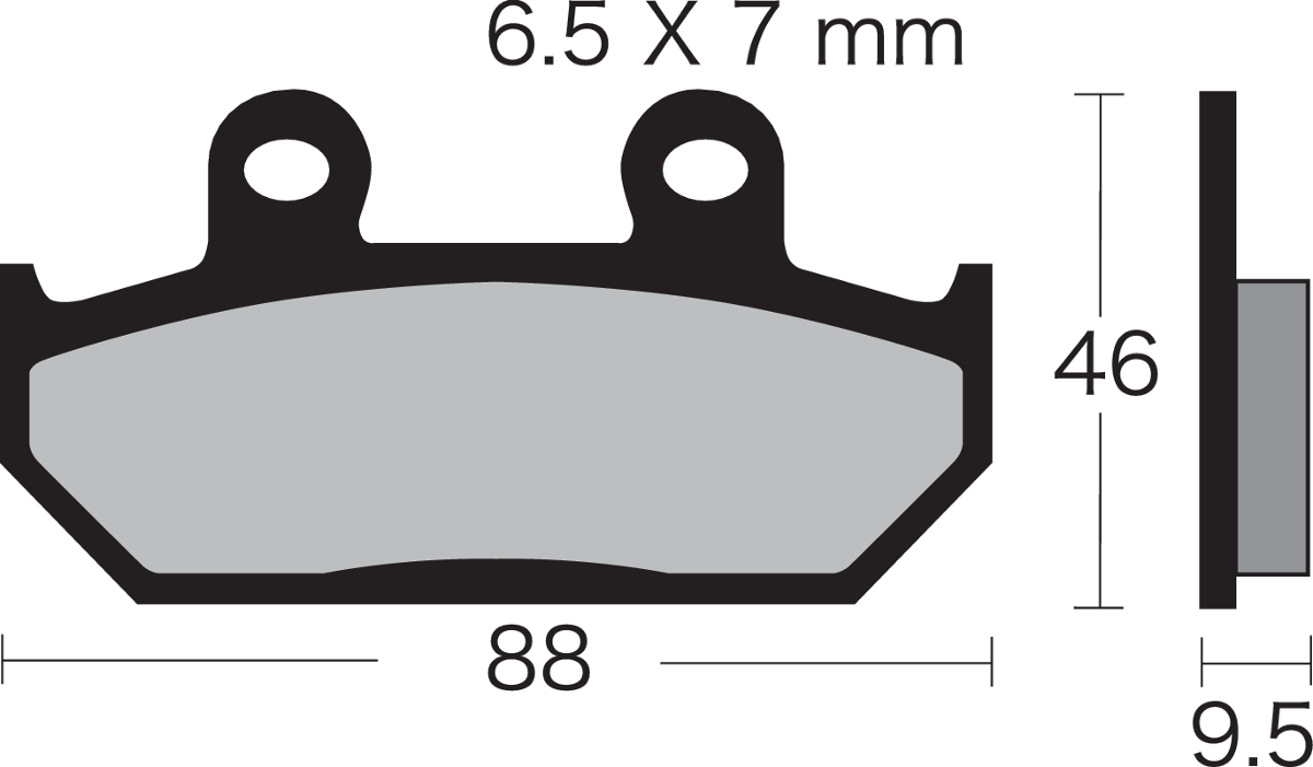 VESRAH Semi-Metallic Brake Pads VD-143/2