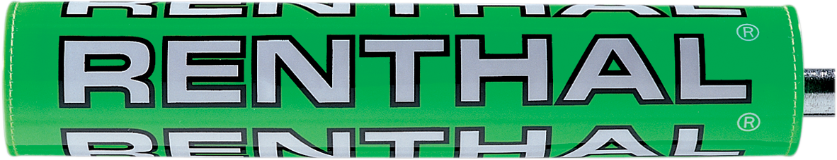 RENTHAL SX Crossbar Pad - 8-1/2" - White/Green P269