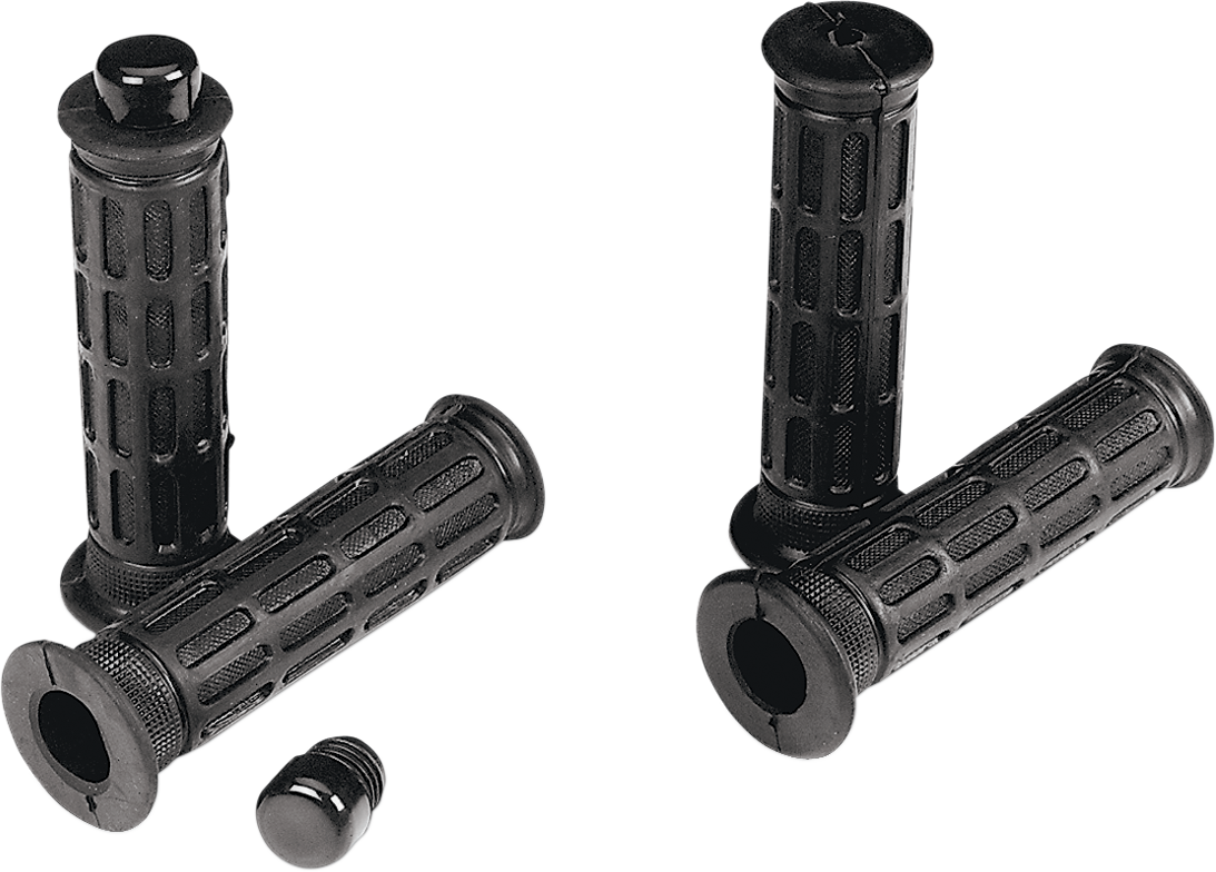 PARTS UNLIMITED Laser Street Grips - Closed Ends L99-28750