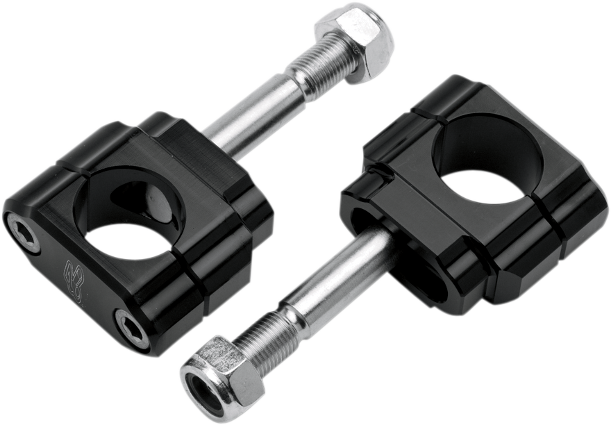 RENTHAL Rubber-Mounted Handlebar Clamp - 1-1/8" - 5 mm Offset CL019
