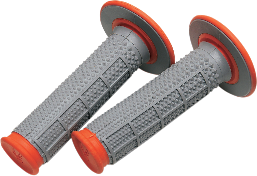 RENTHAL Tapered Dual-Compound Grips - Orange G164