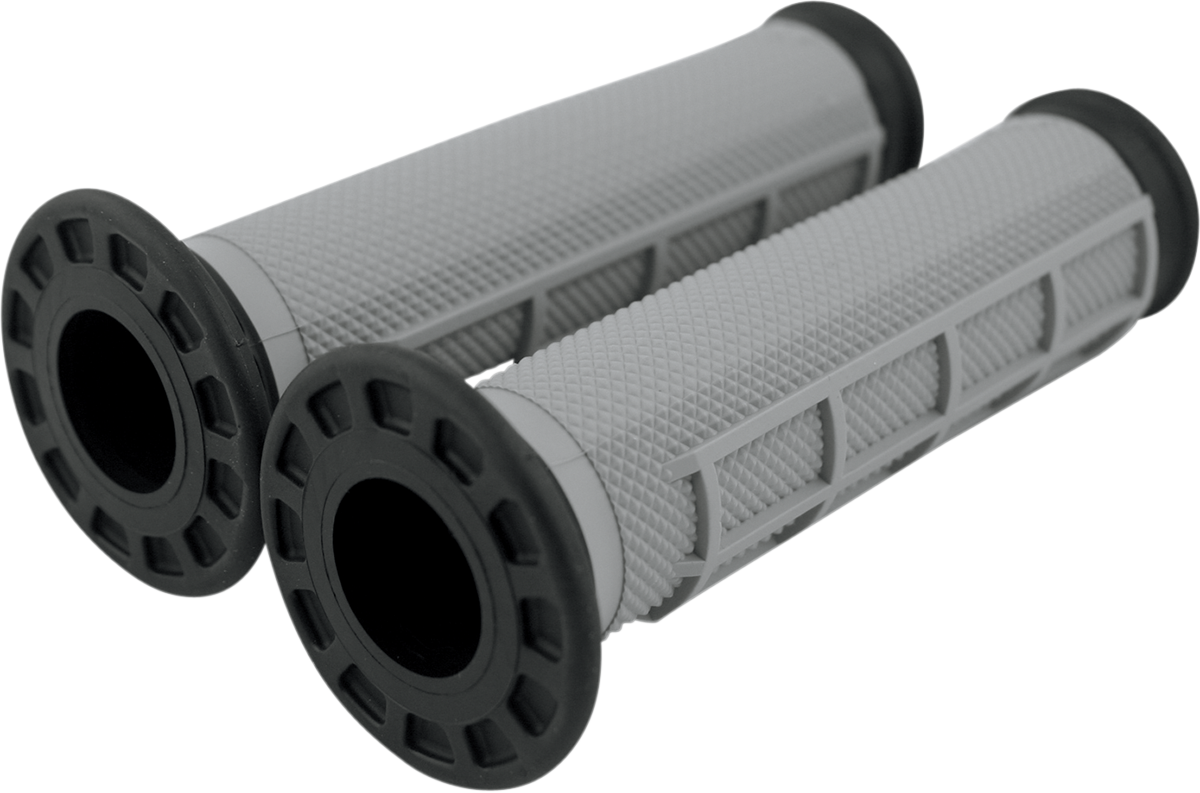 RENTHAL Dual-Compound ATV Grips - Half Waffle - Black G168