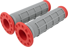 RENTHAL Dual-Compound ATV Grips - Half Waffle - Red G169